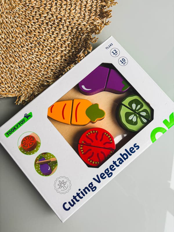 🥕🧄 Овочевий набір для маленьких кулінарів від 12 місяців, іграшкові овочі