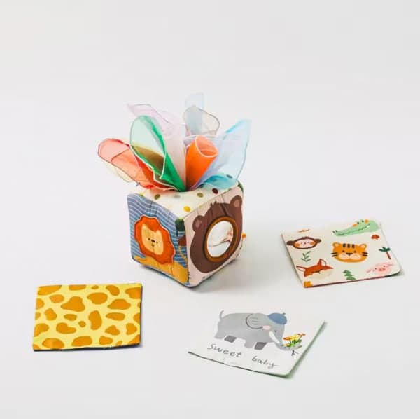 Recommended Product М’який розвивальний куб із навчальними серветками